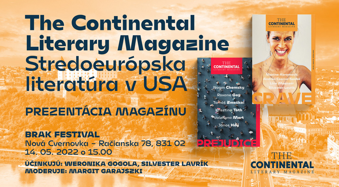 Meet The Continental Literary Magazine at the BRaK Book Festival in Bratislava